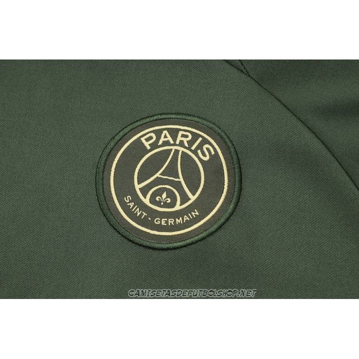 Chandal de Sudadera del Paris Saint-Germain Jordan 23-24 Nino Verde